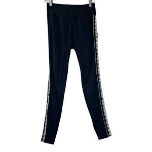 UnderArmour women’s leggings fitted size small black‎ white gym pants